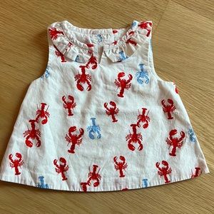 Janie and Jack cape cod Nantucket Breeze lobster tank 6-12